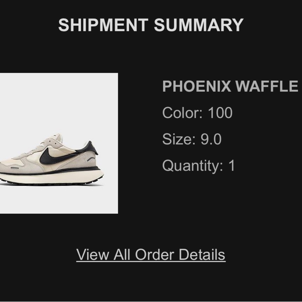 Phoenix waffle, size 9 women’s.